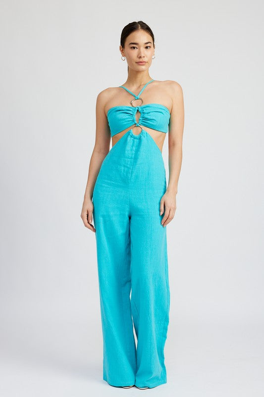 Damaris Cut Out Jumpsuit by Emory Park Holocene