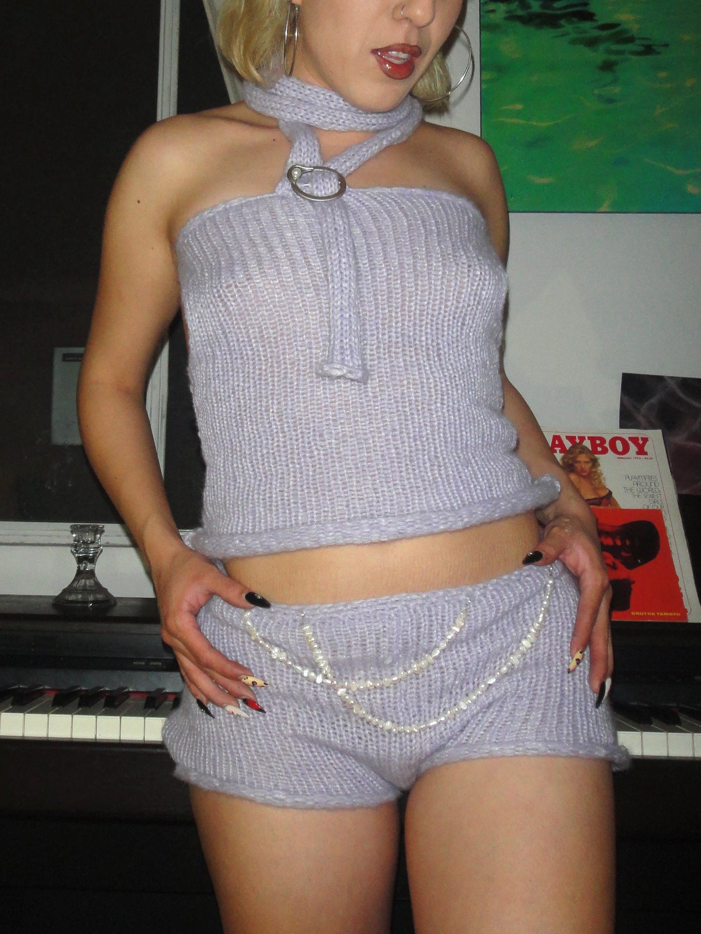 Lola Pearl String Shorts