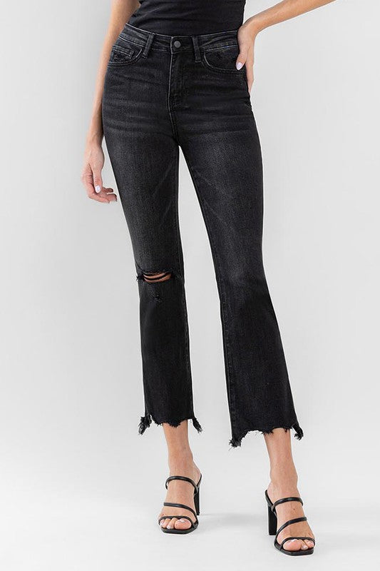 high rise ankle bootcut jeans for women at Holocene 