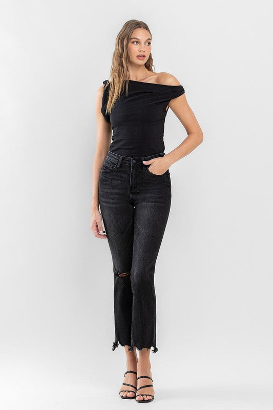 high rise ankle bootcut jeans for women at Holocene 