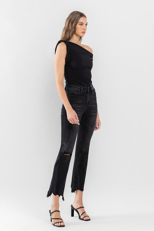 high rise ankle bootcut jeans for women at Holocene 