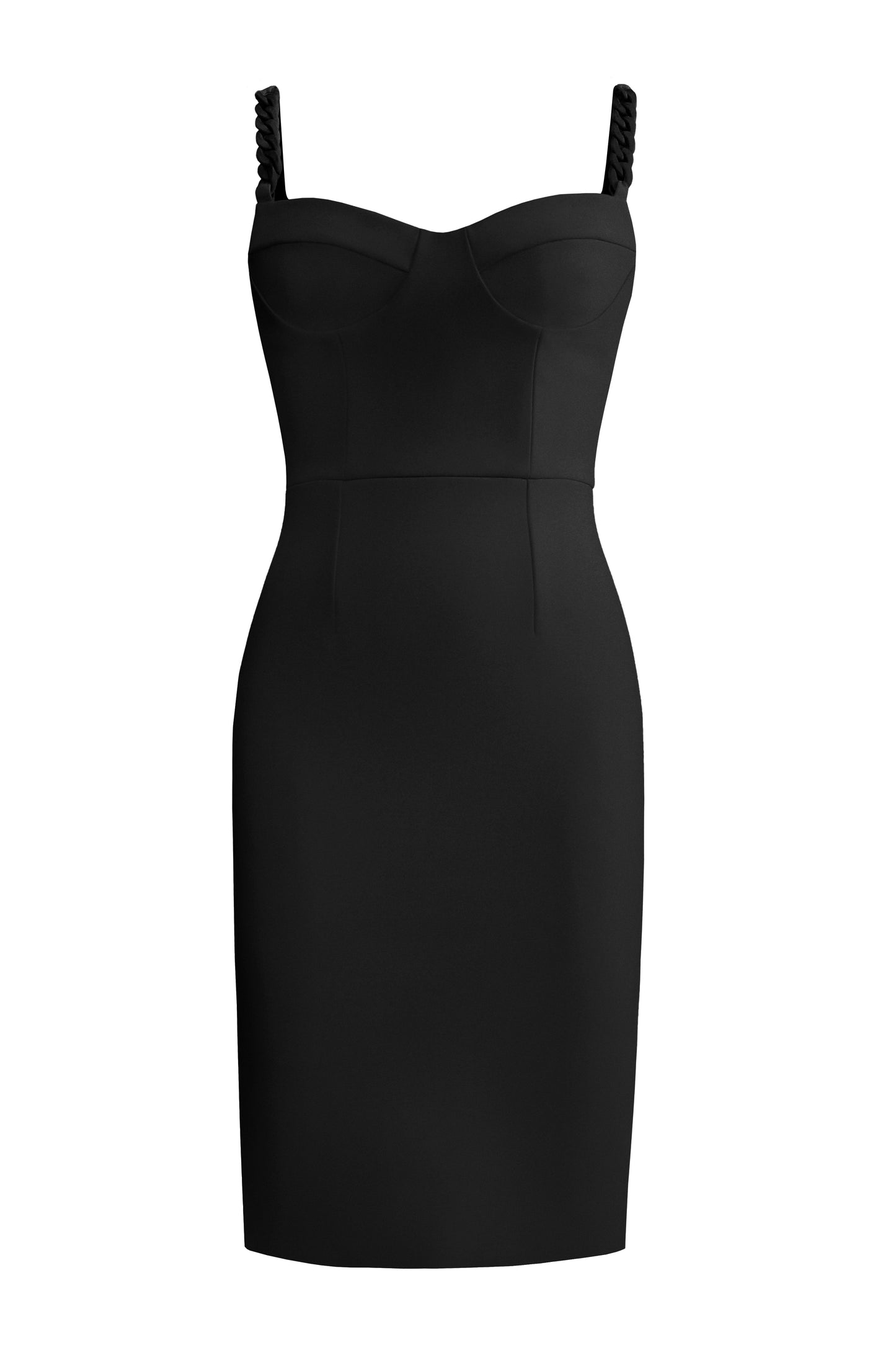 Bodycon Dress with Chain Straps