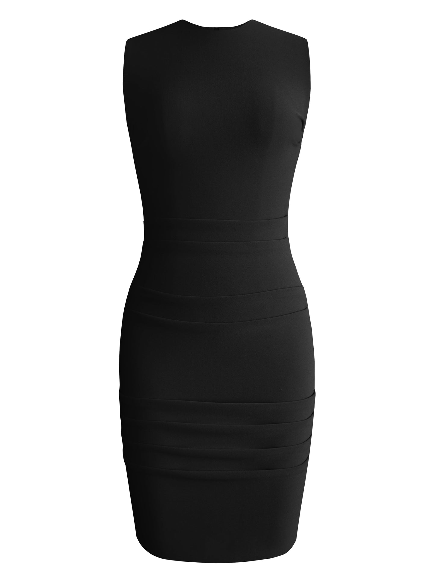 Sheath Dress with Jewel Neckline