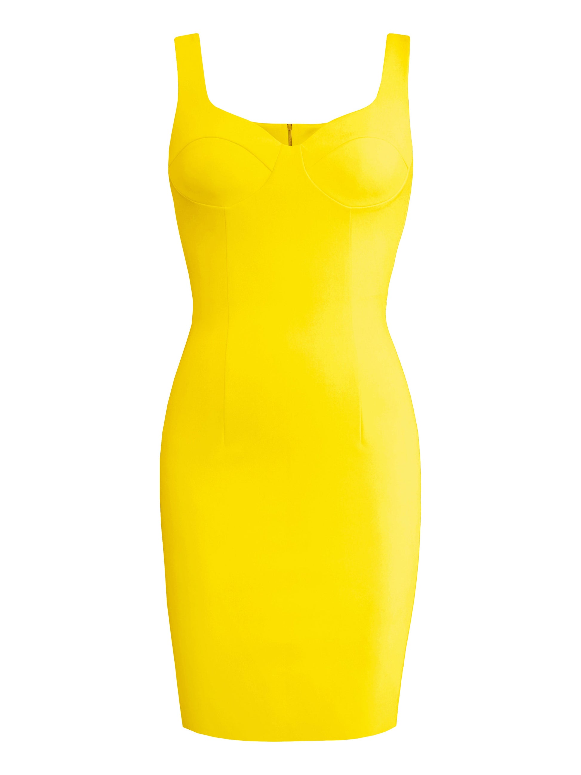 Midi bodycon dress with sweetheart neckline by L'MOMO