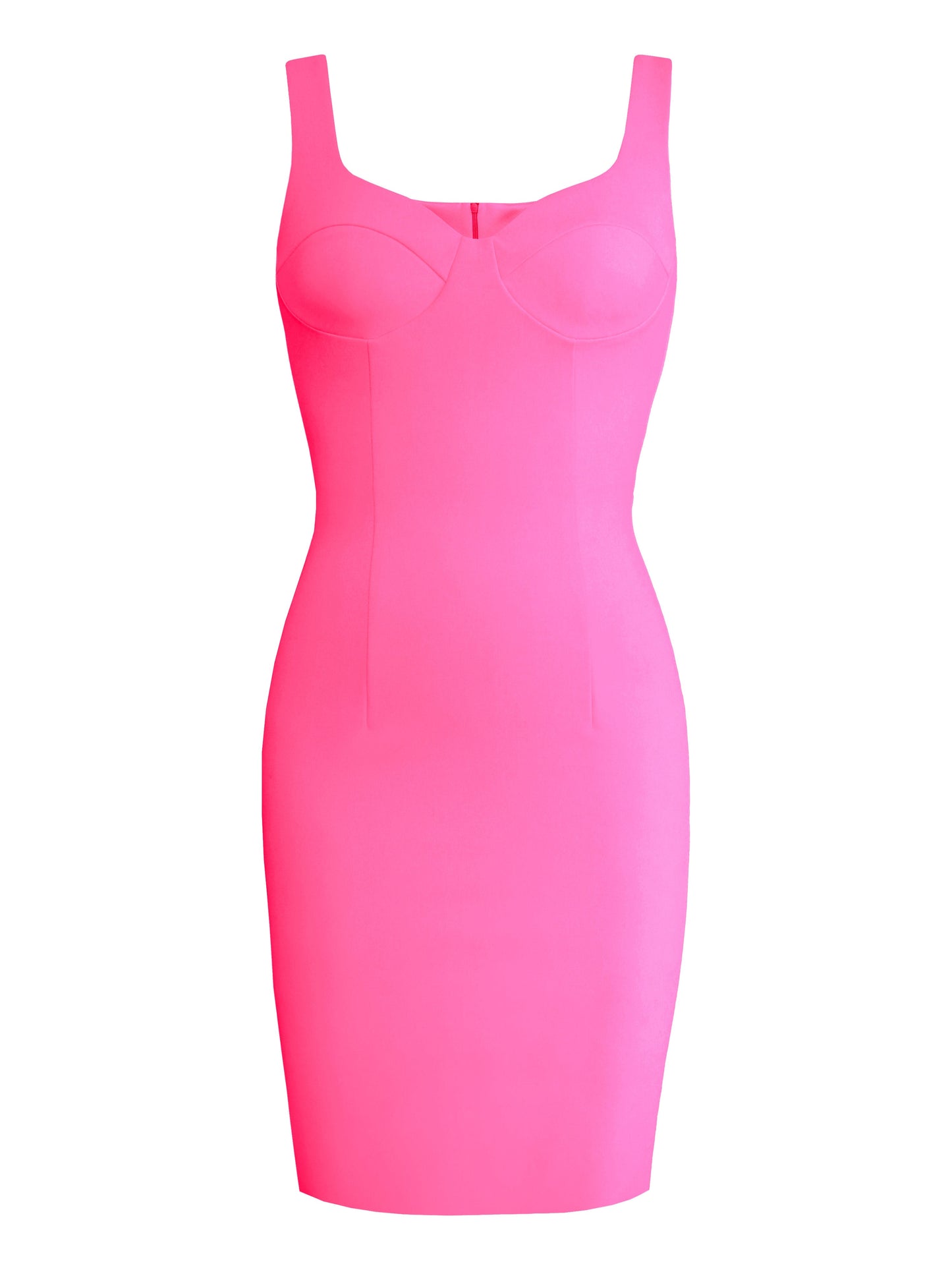 Midi bodycon dress with sweetheart neckline by L'MOMO