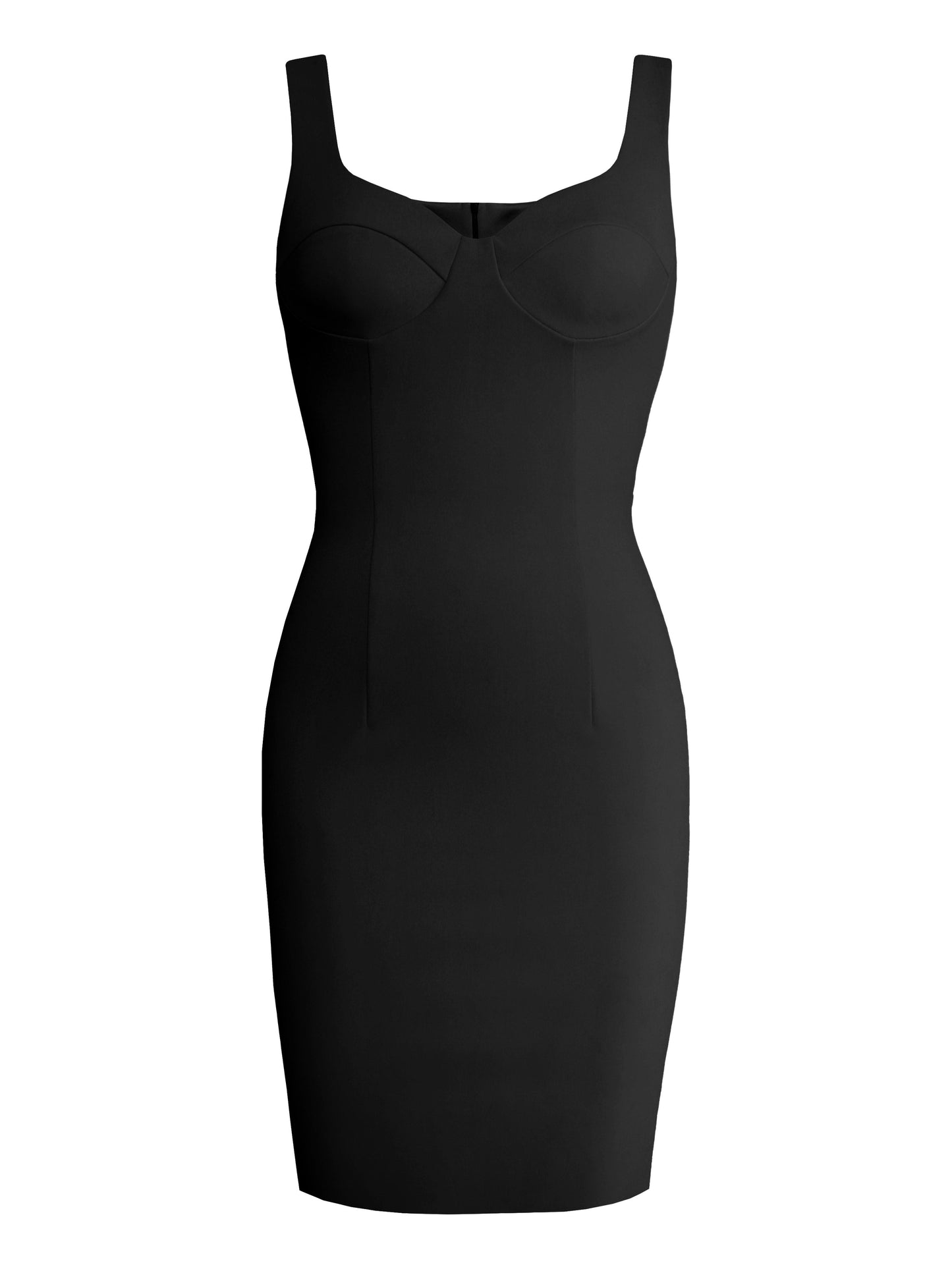 Midi bodycon dress with sweetheart neckline by L'MOMO