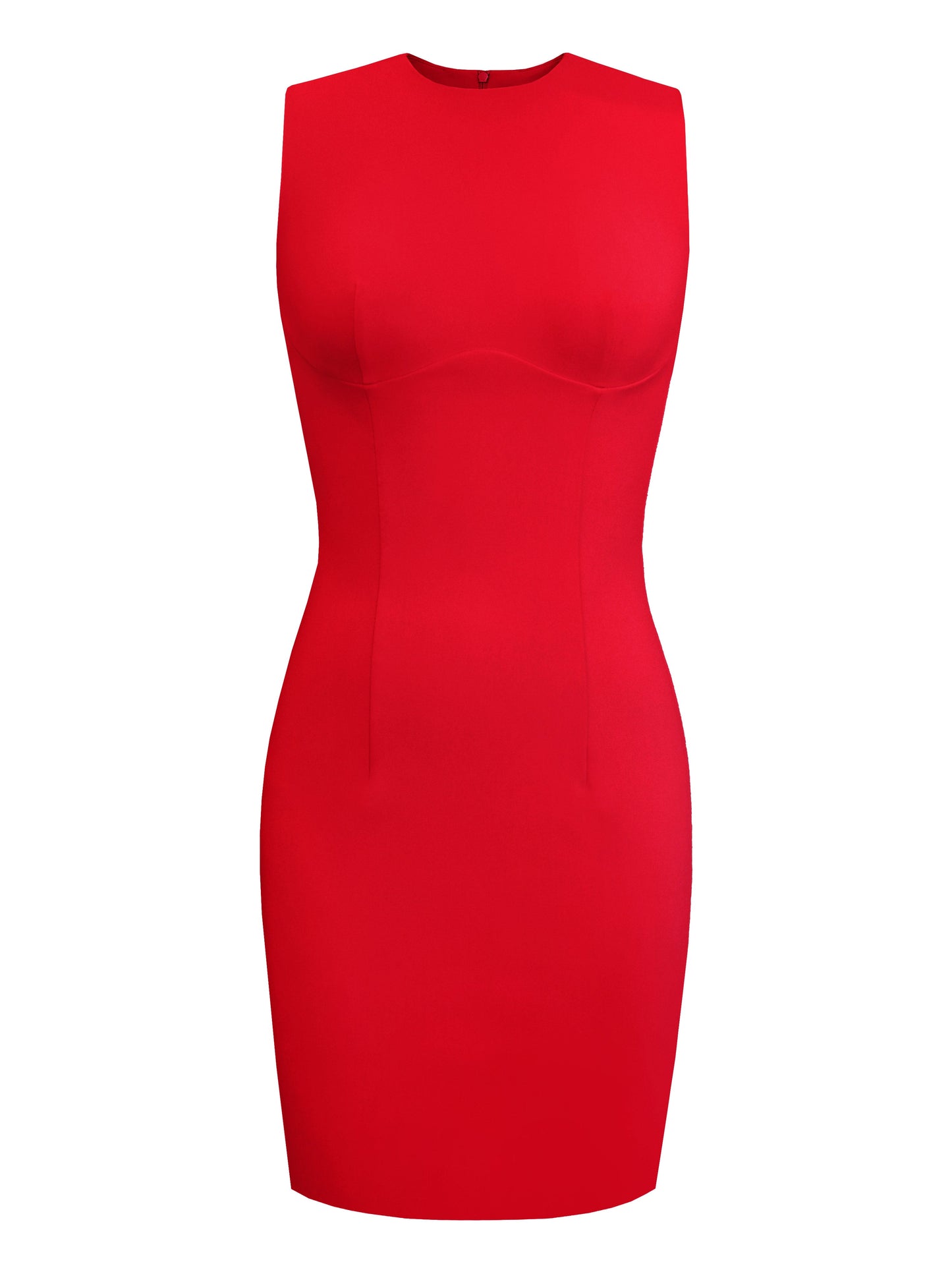 jewel neckline sheath dress by L'MOMO