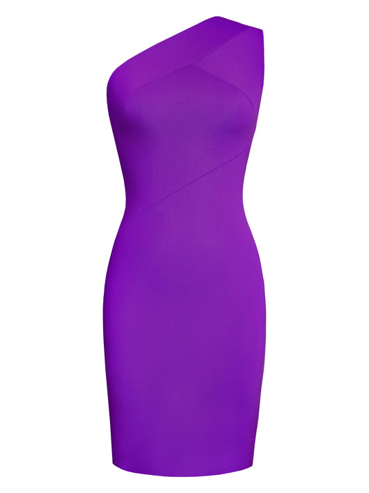 one shoulder bodycon dress by L'MOMO