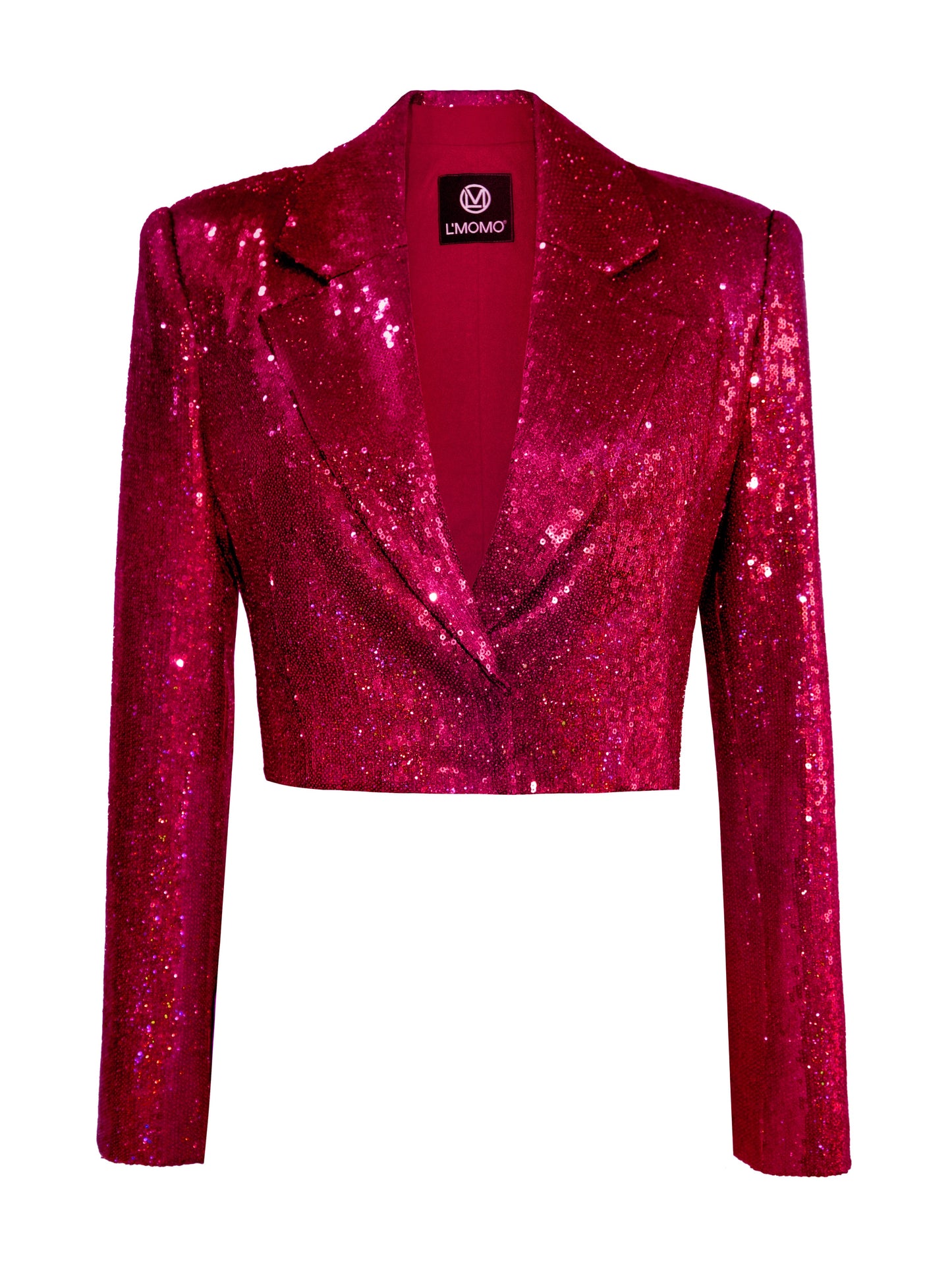 Sequined Cropped Blazer