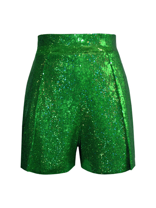 sequined high waisted shorts by L'momo